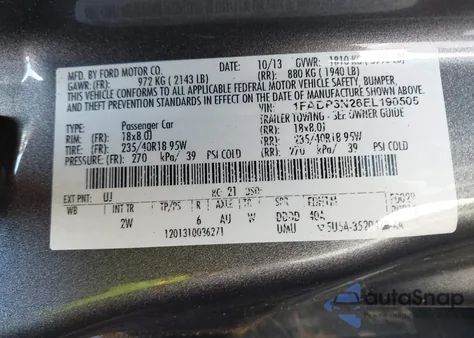 2014 Ford Focus Titanium z USA, uszkodzony, nr VIN 1FADP3N26EL190505